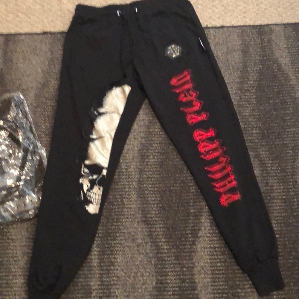 Phillip Plein sweatpants with rhinestones